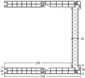 CASSONETTO RESTAURO 310 mm