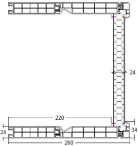 CASSONETTO RESTAURO 260 mm